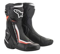 Alpinestars SMX Plus v2 Motorcycle Boots, black-white-red, size 43 for Men