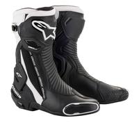 Alpinestars SMX Plus V2 Motorcycle Motorbike Boots Black White