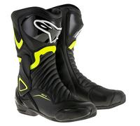Alpinestars SMX S-MX 6 V2 Black/Fluo (155) Motorcycle Racing and Sport Boots