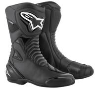 Alpinestars SMX-S Waterproof Sports Racing Motorcycle Motorbike Boots Black