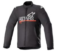 Alpinestars SMX Waterproof Motorcycle Jacket - Black/Dark Grey/Bright Red