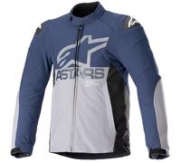 Alpinestars SMX Waterproof Motorcycle Textile Jacket - Night Navy / Dark Grey