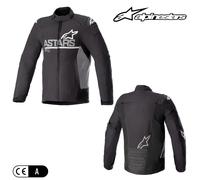 Alpinestars SMX Waterproof Motorcycle Textile Jacket - Black / Dark Grey