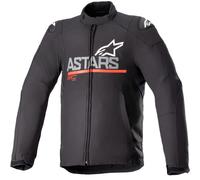 Alpinestars SMX Waterproof Motorcycle Textile Jacket - Black / Grey / Bright Red