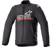 Alpinestars SMX Waterproof Motorcycle Textile Jacket - Black / Grey / Bright Red