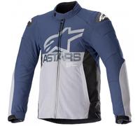 Alpinestars SMX Waterproof Motorcycle Textile Jacket - Night Navy / Dark Grey