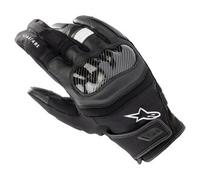 Alpinestars SMX Z Drystar Waterproof Motorbike Leather Gloves - Black
