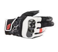 Alpinestars SMX Z Drystar Motorcycle Gloves, black/white/red, size S