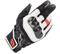Alpinestars SMX Z Drystar Waterproof Motorbike Leather Gloves - Black