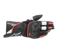 Alpinestars SP-2 V3 Motorcycle Gloves Black White Bright Red