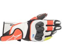 Alpinestars SP-2 V3 Motorcycle Gloves, black-white-red, size L