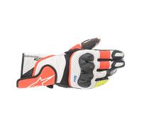 Alpinestars SP-2 V3 Motorcycle Gloves White/Red/BlackXXL White,Red,Black