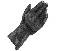 Alpinestars SP-2 V3 Motorcycle Motorbike Leather Gloves - Black / Anthracite