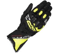 Alpinestars SP-3 Motorcycle Race Track Leather Gloves - Black/Yellow Fluo/White