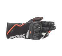 Alpinestars SP-365 Drystar Motorcycle Motorbike Gloves Black / Fluo Red / White