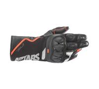 Alpinestars SP-365 Drystar Waterproof Motorcycle Gloves Black Red Fluo White