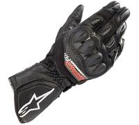 Alpinestars SP-8 V3 Air Motorcycle Motorbike Leather Gloves - Black