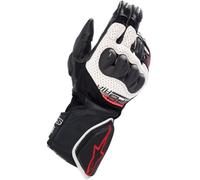 Alpinestars SP-8 V3 Air Motorcycle Motorbike Leather Gloves - Black/White/Red