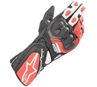 Alpinestars SP-8 V3 Motorcycle Gloves, black-white-red, size XL for Men