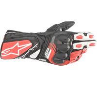 Alpinestars SP-8 V3 Motorcycle Gloves, black/white/red, size XL