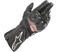 Alpinestars SP-8 V3 Motorcycle Motorbike Leather Gloves - Black
