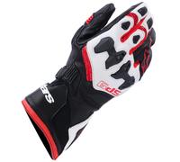 Alpinestars SP-9 Motorcycle Gloves, black/white/red, size L