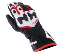 Alpinestars SP-9 Vented Leather Sports Motorcycle Gloves Black White Bright Red