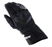Alpinestars SP-9 Vented Leather Sports Motorcycle Motorbike Gloves Black White