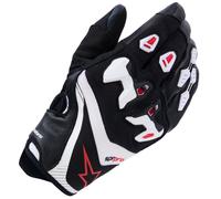 Alpinestars SP-R Pro Motorcycle Short Racing Mixed Gloves - Black / White / Red