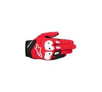 Alpinestars SP X 1 Men's Summer Motorcycle Gloves with Ankle Protector and Touchscreen Light Red/Black/White L