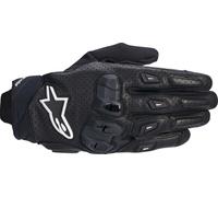 Alpinestars SP X 7 Motorbike Motorcycle Gloves Black White