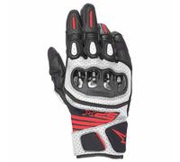 Alpinestars SP X Air Carbon V2 Motorcycle Gloves, black/white/red, size L