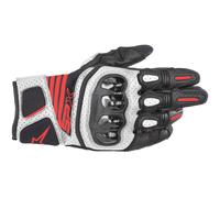Alpinestars SP X Air Carbon V2 Motorcycle Gloves, black/white/red, size 2XL