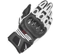 Alpinestars SP X Air Carbon V2 Leather Motorcycle Touchscreen Gloves Black/White