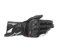 Alpinestars SP2 V3 Motorcycle Motorbike Leather Gloves Black / White