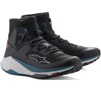 Alpinestars Speedforce XR Motorcycle Shoes, black-turquoise-blue, size 44 for Men