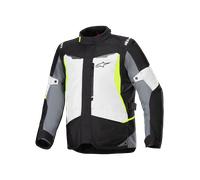 Alpinestars ST-1 waterproof Motorcycle Textile Jacket, black-grey-yellow, size M for Men