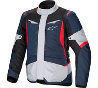 Alpinestars ST-1 Waterproof Motorbike Motorcycle Textile Jacket - Blue/Black/Red