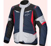 Alpinestars ST-1 waterproof Motorcycle Textile Jacket, black/blue/red, size XXL