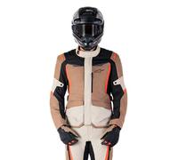 Alpinestars ST-1 waterproof Motorcycle Textile Jacket, Khaki/Black, size M