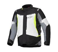 Alpinestars ST-1 WP Motorcycle Jacket Ice Grey Black Yellow Fluo