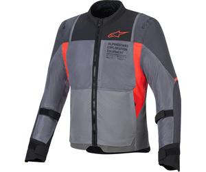 Alpinestars ST-2 Air Motorcycle Textile Jacket, grey-red, size S for Men