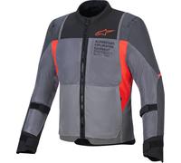 Alpinestars ST-2 Air Motorcycle Textile Jacket, grey-red, size XL for Men