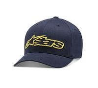 Alpinestars Standard Blaze Flexfit Hat Navy/Yellow Sm/Md, Multi, one_Size