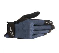 Alpinestars Stated Motorcycle Motorbike Textile Air Gloves - Dark Blue / Black