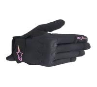 §Alpinestars Stated Air MC Gloves Women Black-Yellow-Pink§