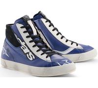 Alpinestars Stated Flair Motorcycle Shoes, black-white-blue, size 41 for Men