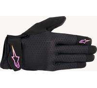 §Alpinestars Stated Air MC Gloves Women Black-Yellow-Pink§