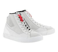 Alpinestars Stated Motorcycle Motorbike Shoes White / Cool Grey