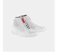 Alpinestars Stated Retro Street Sneaker Short Motorcycle Boots White Cool Grey